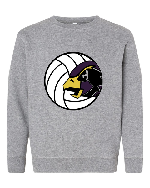 Chaska Hawks Volleyball Youth Crewneck Sweatshirt