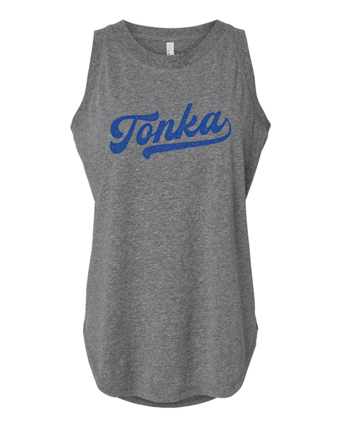 Tonka Baseball Font Tank - Women's Relaxed Fit Jersey Tank