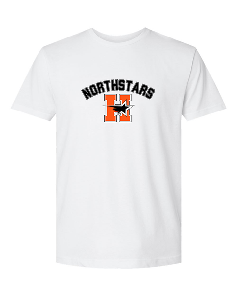 Northstars Logo Varsity Unisex White Tee