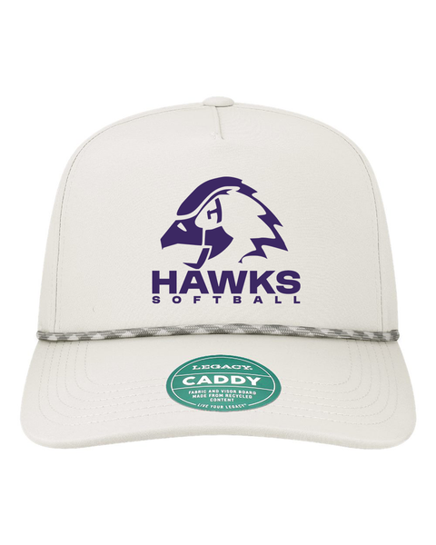 Chaska Hawks Softball Legacy Rope Hat, Snapback Cap