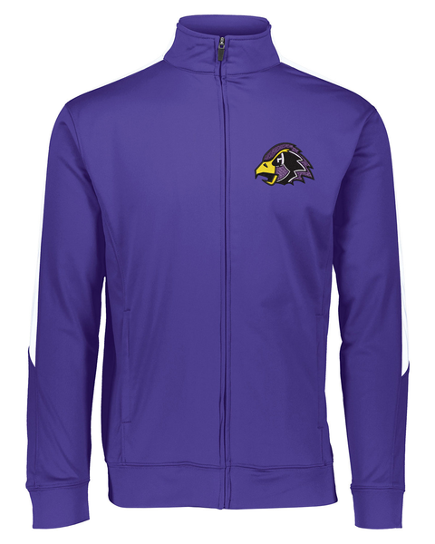 Chaska Hawks Purple Warm Up Jacket, Youth - Custom Name on Back