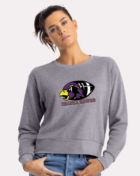 Chaska Hawks Football Women's Fit Mid-Length Sweatshirt