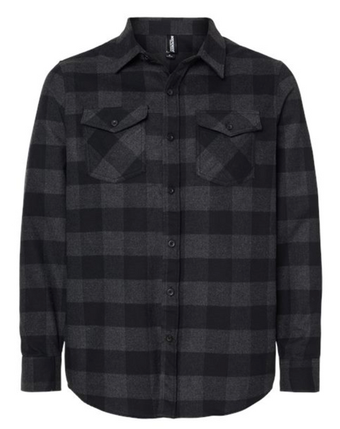 Mens Dark Grey Flannnel