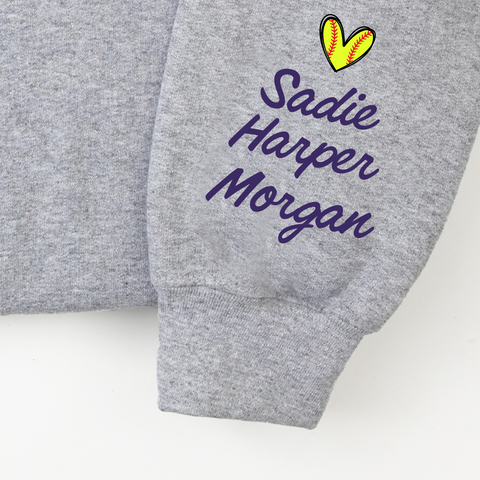 Sleeve Name Customizations - IF REMOVED FROM CART, CUSTOMIZATION WILL NOT BE PRINTED. (Copy)