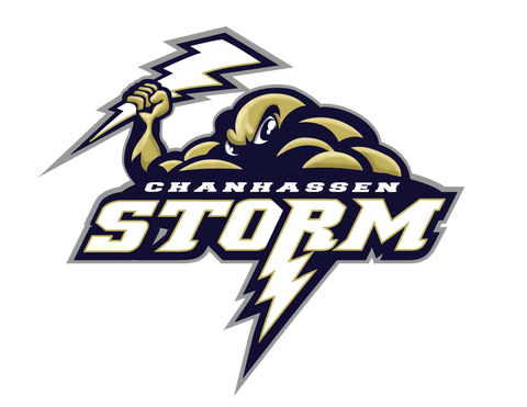 Chanhassen Storm Vinyl Sticker, 3" for water bottles, laptops