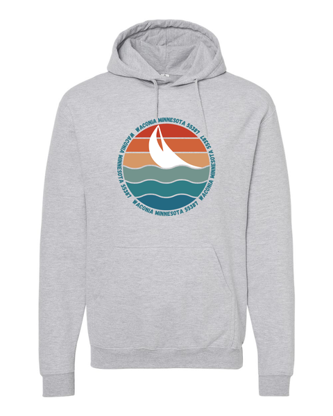Waconia Hoodie, Retro Logo - Toddler-Adult Sizing