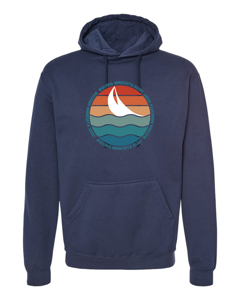 Waconia Hoodie, Retro Logo - Toddler-Adult Sizing