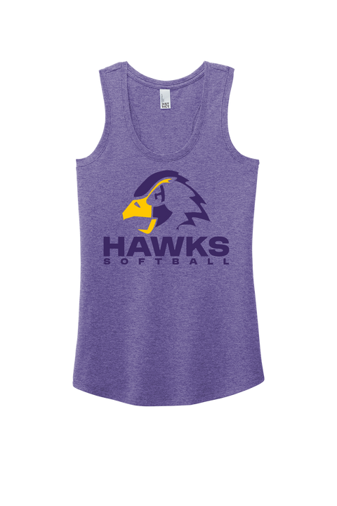 Chaska Hawks Softball Purple Frost Women's Tank Top