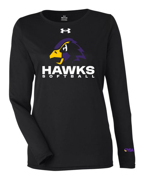 Chaska Hawks Softball Adult Under Armour Long-Sleeve Tee