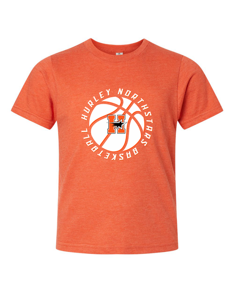 Hurley Northstars Youth Basketball Tee, Orange