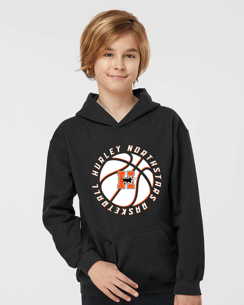 Hurley Northstars Youth Basketball Hoodie, Black