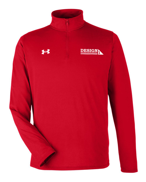 Design 1 Under Armour Quarter Zip Pullover Red