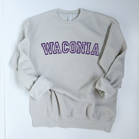 Waconia Varsity Lettering Ultra Soft Sweatshirt - Multiple Color Options
