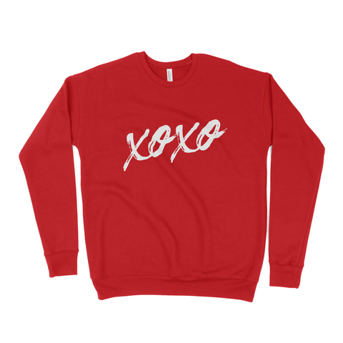 XOXO Relaxed Fit Crewneck Sweatshirt