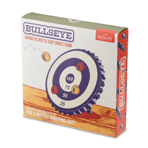 Bullseye Magnetic Bottle Cap Target Game by True