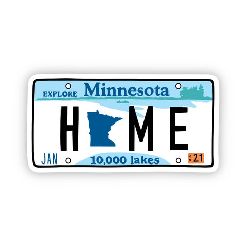 Minnesota Home License Plate Sticker