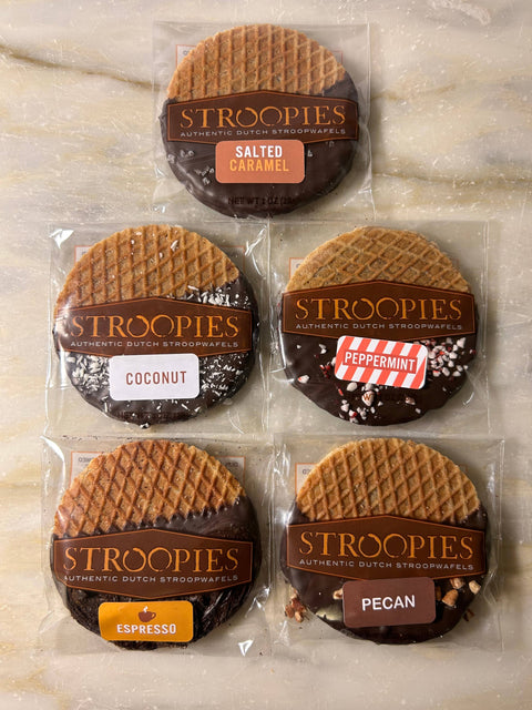 Stroopwafel Single Packs: Peppermint