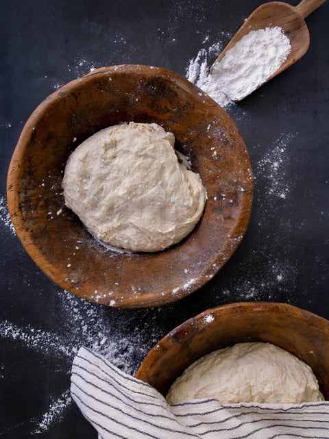 Found Dough Bowl Natural Medium
