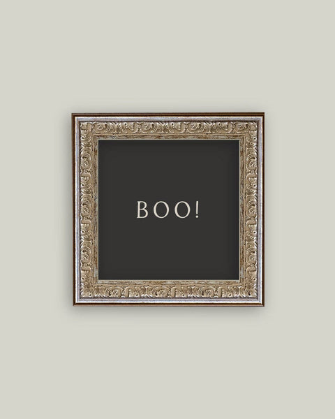 Boo Antique Framed Antique Art