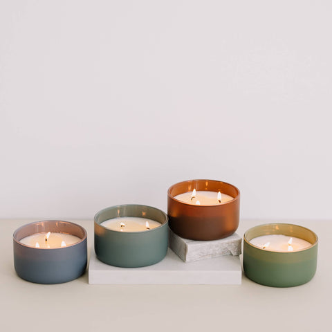 Mahogany + Cashmere - Resilience Series 3 Wick Soy Candle