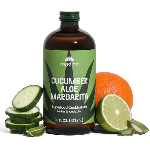 Cucumber Aloe Margarita Cocktail + Mocktail Mix