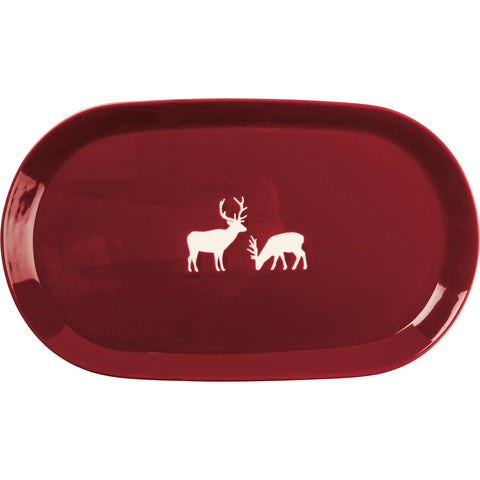 Deer Oval Platter