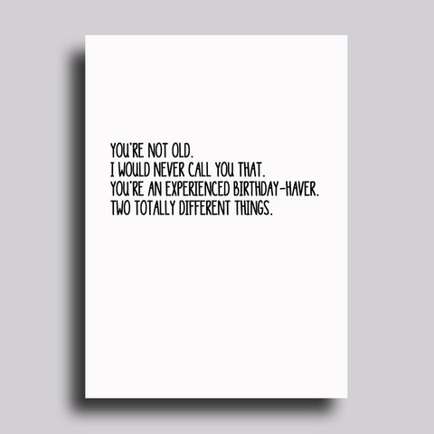 Birthday Haver Birthday Card