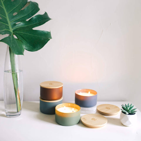 Mahogany + Cashmere - Resilience Series 3 Wick Soy Candle