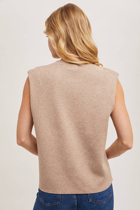 Grace Sleeveless Knit Sweater