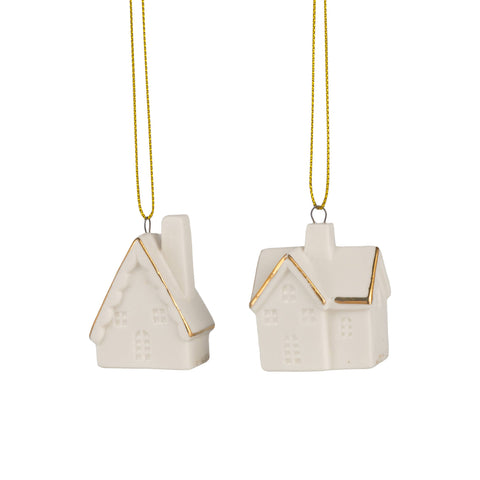 Assorted Tiny House Ornaments, 2 in