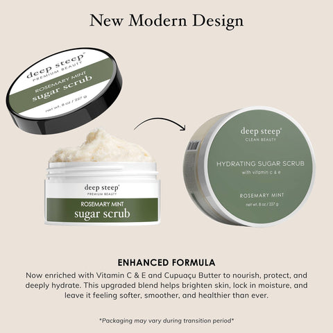 Sugar Scrub - Rosemary Mint 8oz