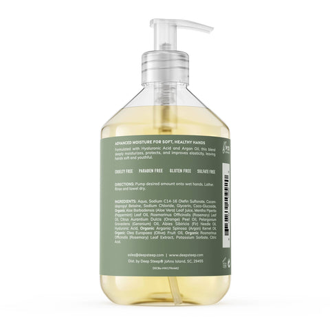 Argan Oil Liquid Hand Wash - Rosemary Mint 17.6oz
