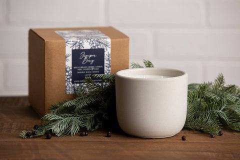 Juniper Berry 22 oz Concrete Candle