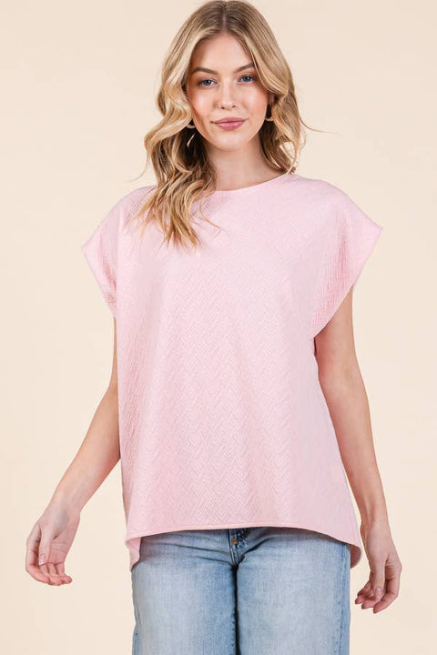 Ribbed Muscle Sleeve Top