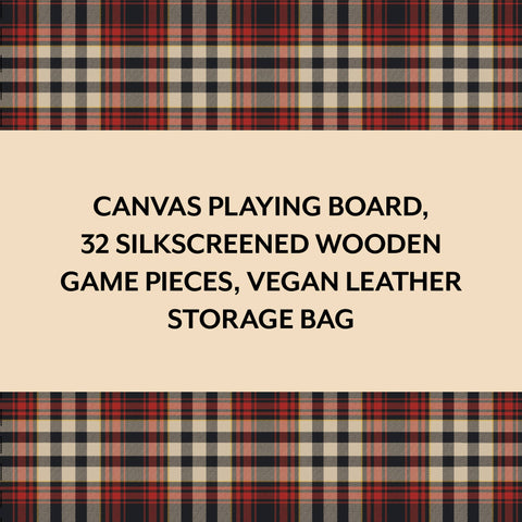 Pendleton Red Black Check Pattern Chess & Checkers