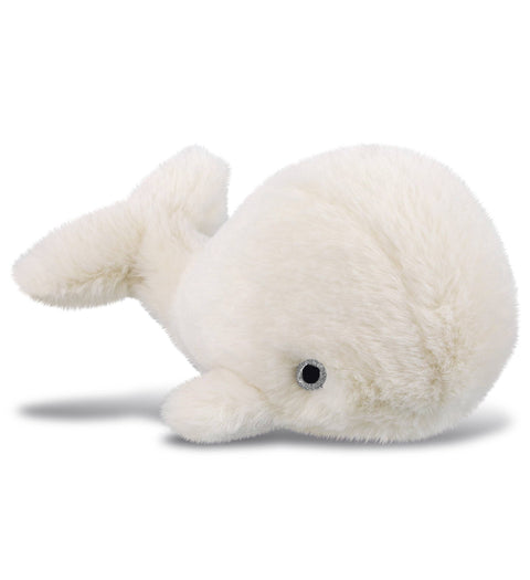 Super-Soft Plush - White Whale Small 7"