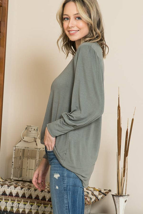 Simone Puff Sleeve Sweater, Various Colors