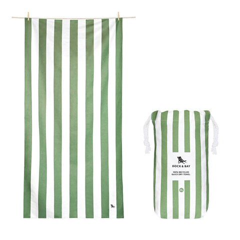 Dock & Bay Quick Dry Towels - Cabana - Cayman Olive