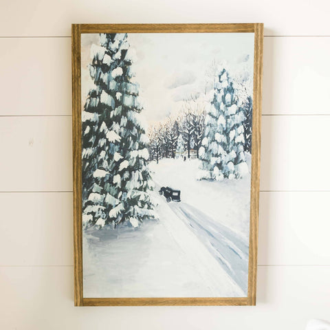 The Cottage After a Snowfall | Fine Art