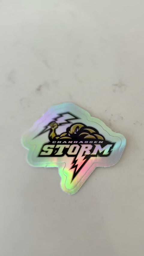 Chanhassen Storm Holographic Vinyl Sticker