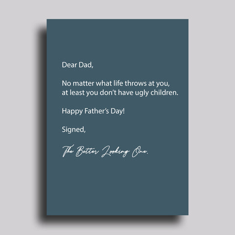 Ugly Children Father's Day Greeting Card