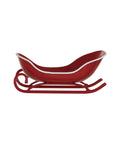 Metal Sleigh, Red & White
