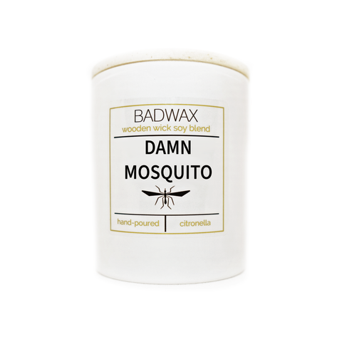 Damn Mosquito | Citronella - Woodwick Candle *IMPERFECT