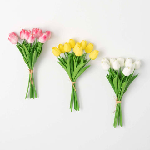 Tulip Bouquets, Real-Feel Bunches of Springtime Tulips