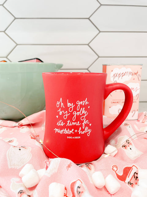 Oh By Gosh By Golly Holiday Mug Red | Christmas
