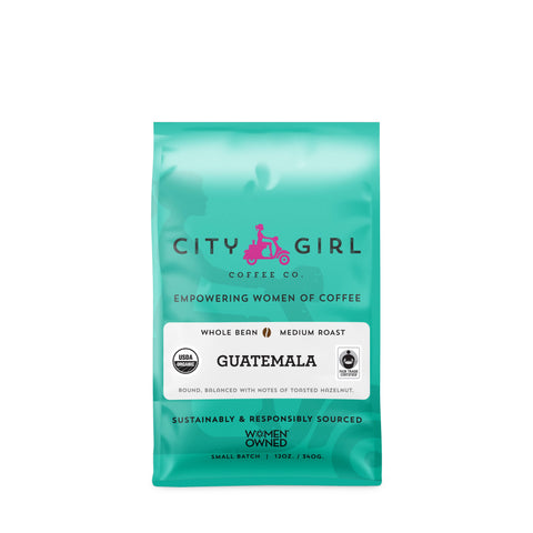 City Girl Organic Guatemala Whole Bean Coffee