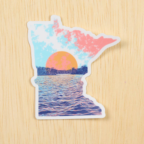Sticker Minnesota Sunset