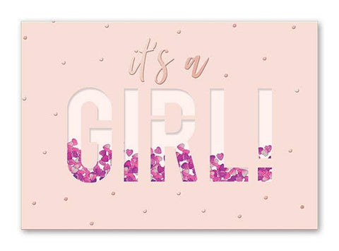 Greeting Card -It's Floral Girl