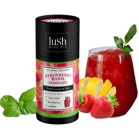 Strawberry Basil Lemonade Singles