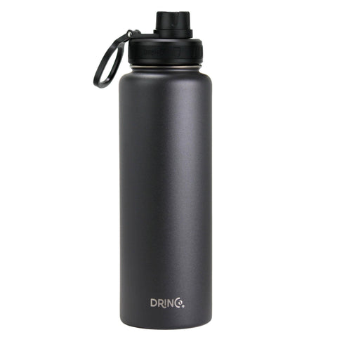 Black DRINCO®22, 32, 40oz Stainless Steel Insulated Water Bottle